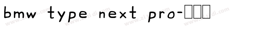 bmw type next pro字体转换